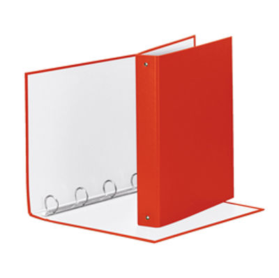 Immagine di Raccoglitore Meeting - 4 anelli tondi 30 mm - 22x30 cm - PP - rosso - Esselte [395792300]