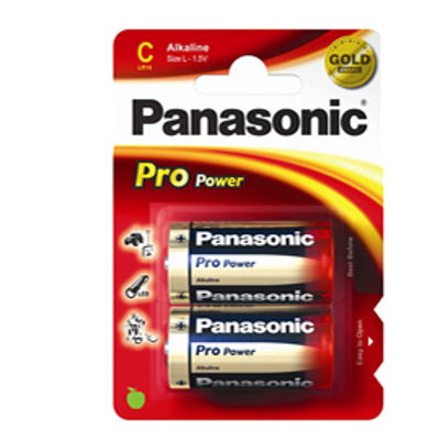 Immagine di Blister 2 Mezzatorcia C ProPower LR14 - Panasonic [C100014]