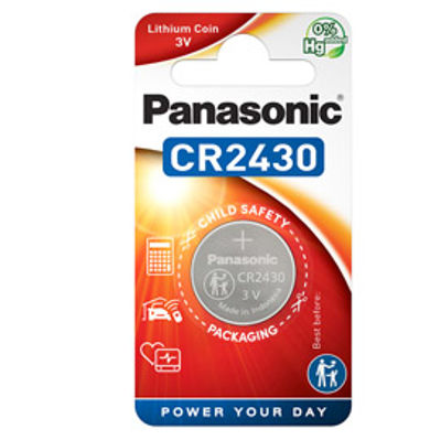 Immagine di Blister Micropila CR2430 - litio - Panasonic [C302430]