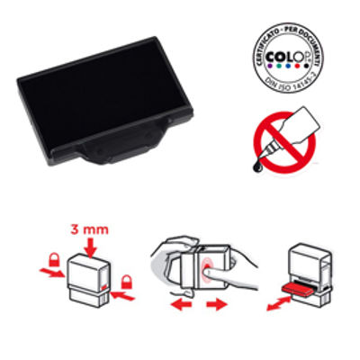 Immagine di Tampone di ricambio E/PSP20 per Pocket Stamp 20 - nero - Colop [E/PSP20.N]