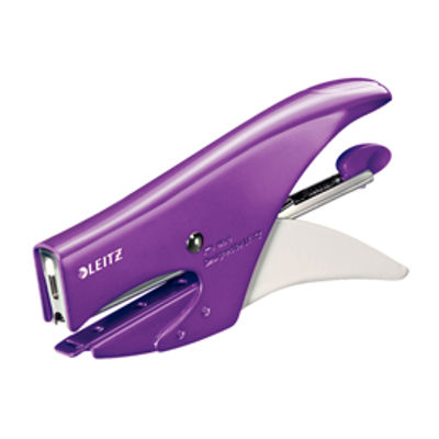 Immagine di Cucitrice a pinza 5547 WOW - viola - Leitz [55472062]