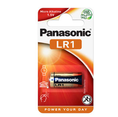 Immagine di MICROPILA A PASTIGLIA LR1 ALCALINA 1,5V PANASONIC [C300001]