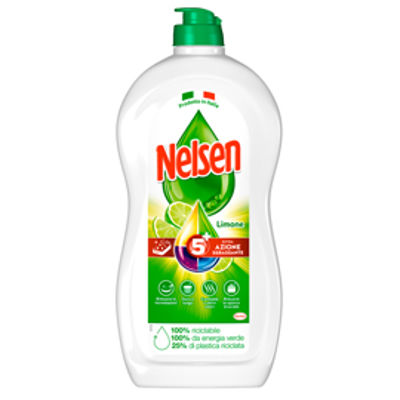 Immagine di Detersivo per piatti - limone - 900 ml - Nelsen [2119374]