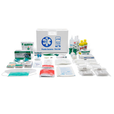 Immagine di Valigetta di pronto soccorso Multisan - 44,3x33,8x14,7 cm - HACCP - oltre 3 persone - bianco - PVS [CPS101]