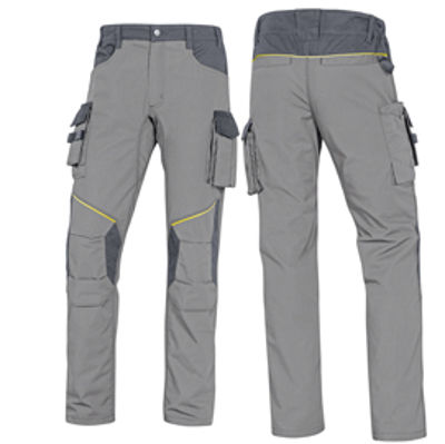 Immagine di Pantalone da lavoro Mach 2 Corporate - grigio chiaro/grigio scuro - taglia L - grigio chiaro/grigio scuro - Deltaplus [MCPA2GRGT]