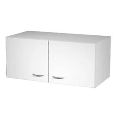 Immagine di Sopralzo per armadi modulari - a 2 ante - 90x45,8x40 cm - bianco - Artexport [AR/SP_3]