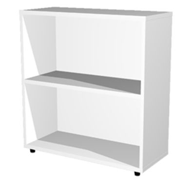 Immagine di Libreria modulare bassa - a giorno - 76x32x81,5 cm - bianco - Artexport [LBasL76_3]