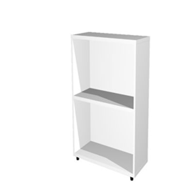 Immagine di Libreria modulare bassa - a giorno - 40x32x81,5 cm - bianco - Artexport [LBasL40_3]