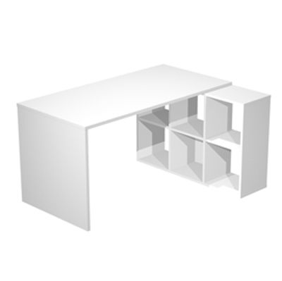 Immagine di Postazione Home-Office - 6 caselle - 140x104x72,4 cm - bianco - Artexport [2767/6Max_3-3]