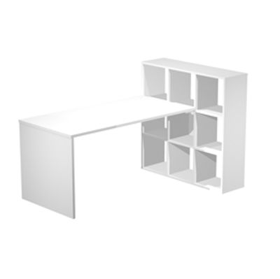 Immagine di Postazione Home-Office - 9 caselle - 169x104x104 cm - bianco - Artexport [2767/9Max_3-3]