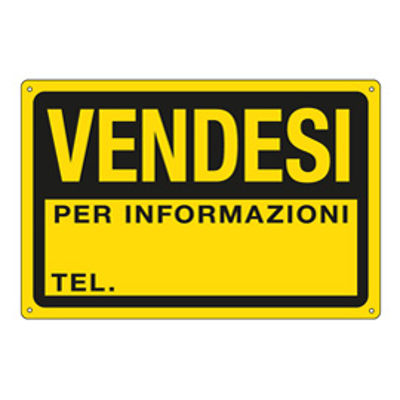 Immagine di CARTELLO IN PPL 30x20cm 'VENDESI' [76926]