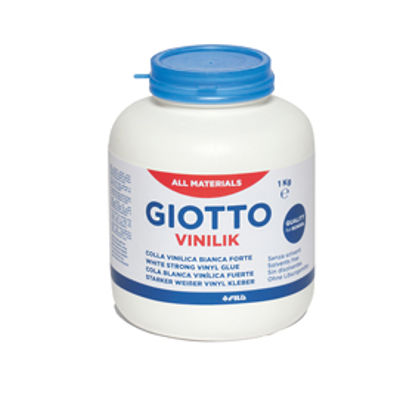 Immagine di Colla vinilica Vinilik - barattolo 1 kg - bianco - Giotto [543000]