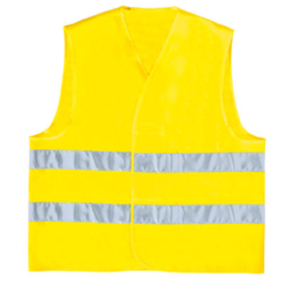 Immagine di Gilet alta visibilita' Giallo Fluo Tg. XXL [GILP2JA-XX]