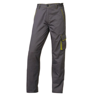 Immagine di Pantalone da lavoro Panostyle   M6PAN - sargia/poliestere/cotone - taglia XXL - grigio/verde - Deltaplus [M6PANGRXX]