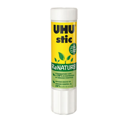 Immagine di Colla UHU  Stic ReNATURE - 8,2 gr - bianco - UHU [D1389]