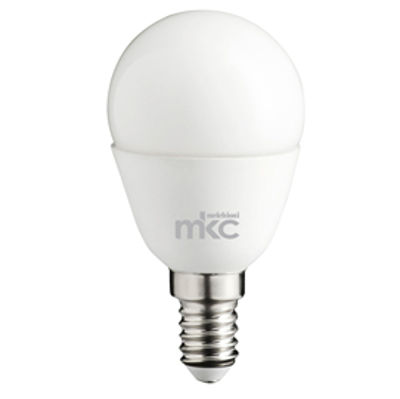 Immagine di Lampada - Led - minisfera - 5,5W - E14 - 3000K - luce bianca calda - MKC [499048006]