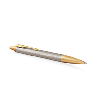 Immagine di Penna a sfera IM Premium - Metal Chiselled - stilo M - grey - Parker [1931687]