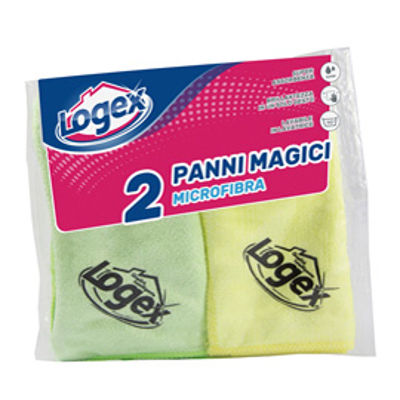 Immagine di Panni Magici in microfibra - 38x38 cm - Logex Professional - conf. 2 pezzi [A1LX-1425]