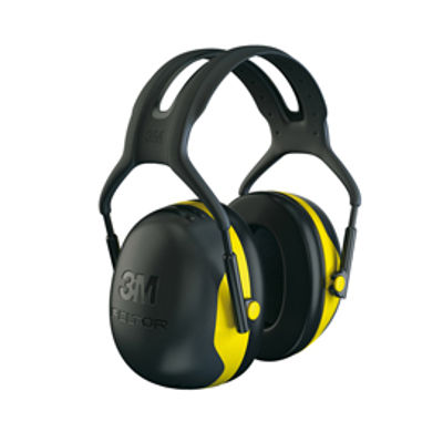 Immagine di Cuffia protettiva Peltor X2A - SNR 31 dB - nero/giallo - 3M [26458]