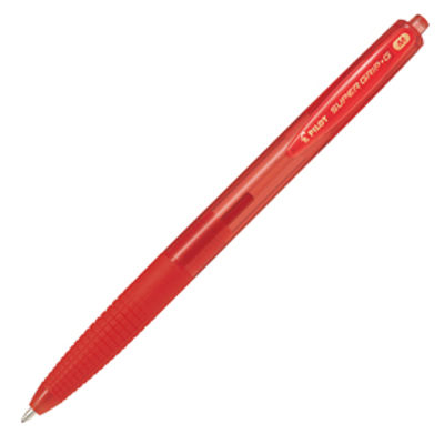 Immagine di Penna a scatto Supergrip G - rosso - punta 1,0mm - Pilot [001616]