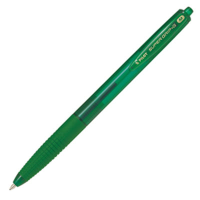 Immagine di Penna a scatto Supergrip G  - punta 1,0mm - verde - Pilot [001617]