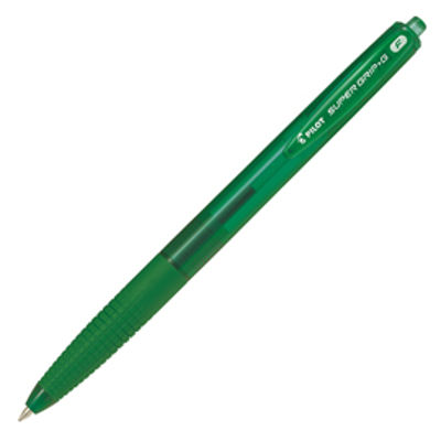 Immagine di Penna a scatto Supergrip G - verde - punta 0,7mm - Pilot [001641]