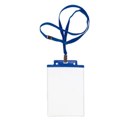 Immagine di Portanome Pass 6S-P - cordoncino blu - 10 x 15 cm (A6) - blu - Sei Rota - conf. 10 pezzi [31841607]