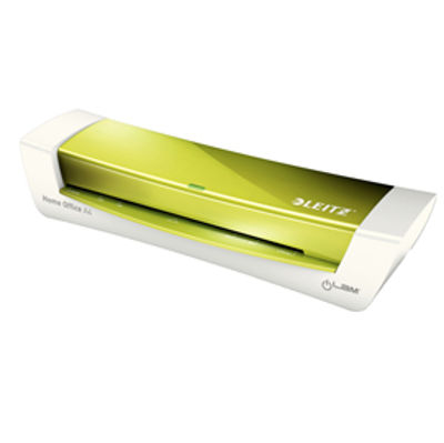 Immagine di Plastificatrice ILam HomeOffice - A4 - verde metal - Leitz [73680054]