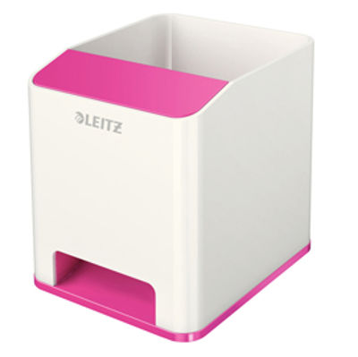 Immagine di Portapenne con amplificatore WOW - 9x10x10 cm - fucsia - Leitz [53631023]