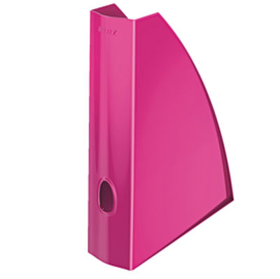 Immagine di Portariviste WOW - 27,2x7,3x31,8 cm - fucsia - Leitz [52771023]