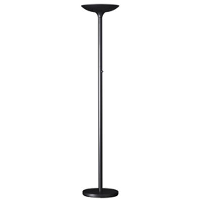 Immagine di Lampada da terra Varialux - a led - base diametro 30 cm - altezza 175/186  cm-  22W - nero - Unilux [400090467]