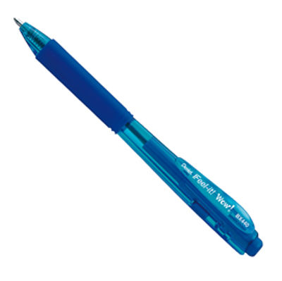 Immagine di Penna a sfera a scatto Feel It - blu - punta 1,0mm - Pentel [BX440-CI]