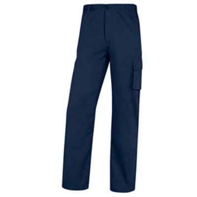 Immagine di Pantalone da lavoro Palaos Paligpa - cotone - taglia L - blu - Deltaplus [PALIGPABMGT]