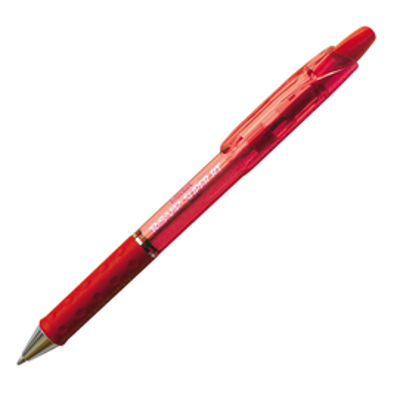 Immagine di Penna a sfera a scatto Feel It - punta 1,0mm - rosso - Pentel [BX480-B]