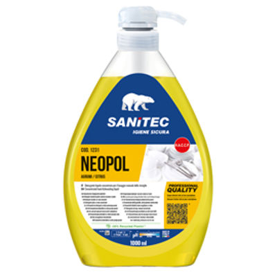 Immagine di Detergente stoviglie Neopol Piatti Gel 1Lt Sanitec [1231]