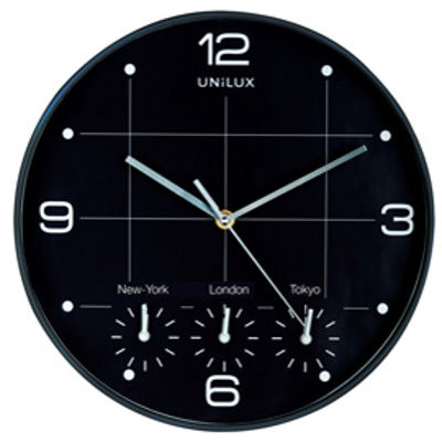 Immagine di Orologio On Time 30,5cm Nero [400094567]