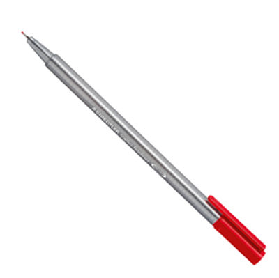 Immagine di Penna Fineliner triplus - tratto 0,30mm - rosso  - Staedtler [334-2]