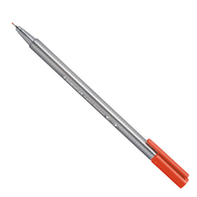 Immagine di Penna Fineliner triplus  - tratto 0,30mm - rosso - Staedtler [334-24]