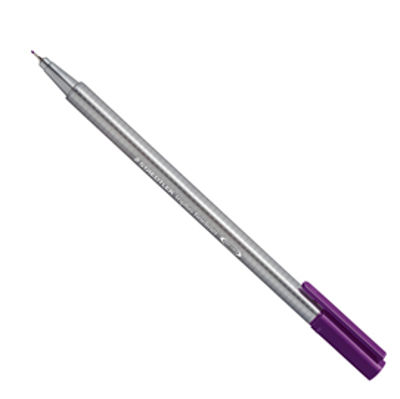 Immagine di Penna Fineliner triplus  - tratto 0,30mm - violetto - Staedtler [334-6]