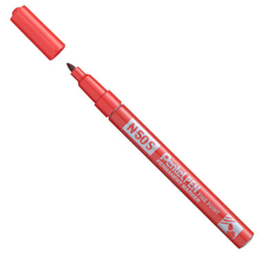 Immagine di PENNARELLO PEN N50 SLIM ROSSO PENTEL [N50S-B]