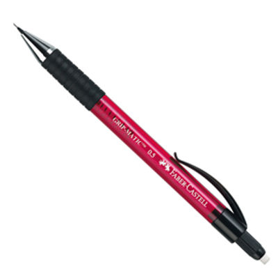 Immagine di PORTAMINE 0,5MM GRIP MATIC Fusto ROSSO FABER CASTELL [131899]