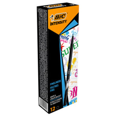 Immagine di Fineliner Intensity  - punta 0,4mm - nero - Bic - conf. 12 pezzi [942069]