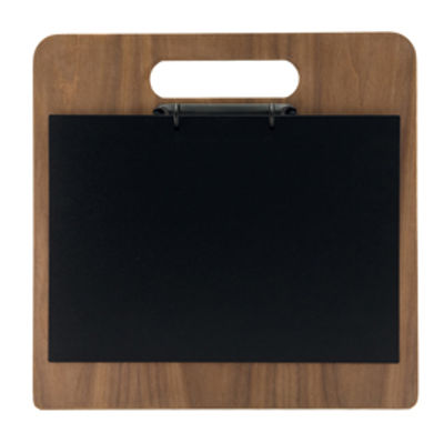 Immagine di PortamenU' a tagliere con anelli Chopping Board - legno di noce - 32x24 cm - Securit [MC-WALA4-CH]