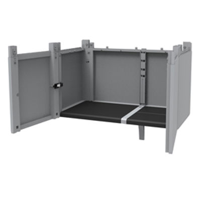 Immagine di Transforming Extension Kit per armadi Modular - 78x43,6x41,4 cm - PPL - grigio - Terry [1002907]