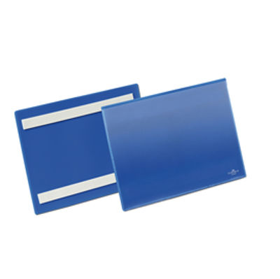 Immagine di Buste identificative con bande adesive - formato A5 orizzontale (210x148 mm) - Durable - conf. 50 pezzi [1795-07]