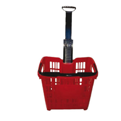 Immagine di Cesto trolley - 30 litri - antiurto - rosso - Printex [cpt/120002r]