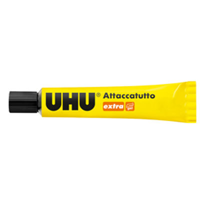 Immagine di Colla UHU  Attaccatutto Extra - gel - 20 ml - trasparente - UHU [D9215]