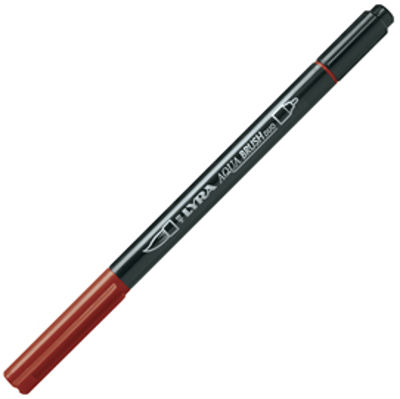 Immagine di Pennarello Aqua Brush Duo - punte 2/4 mm - rosso Venezia - Lyra [L6520090]