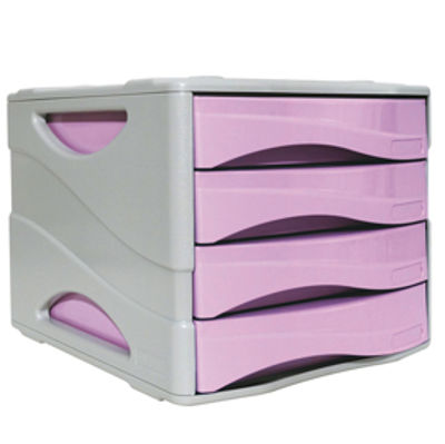 Immagine di Cassettiera Keep Colour Pastel - lilla - Arda [15P4PPASVI]