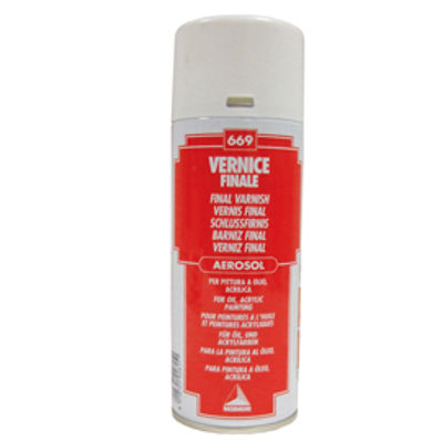 Immagine di Vernice finale lucido spray - 400 ml - Maimeri [M5832669]